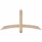 Ekena Millwork Bellingham Smooth Timber Gable Bracket, Douglas Fir, 48"W x 24"H x 1 1/2"D x 3 1/2"F, 12/12 Pitch GBW048X24X0204BEL00SDF - alternate 1